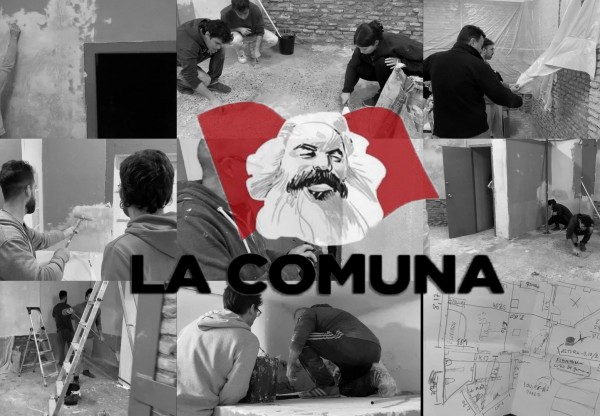Imatge de capçalera de La Comuna, un centro cultural socialista en Zaragoza