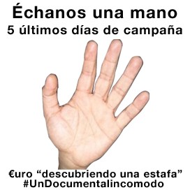 ÚLTIMOS 5 DÍAS DE CAMPAÑA, DANOS UNA MANO!!